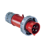IEC 60309 30A 480V Single-phase RED plug, IP67