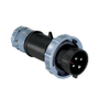 IEC 60309 30A 600V 3-phase BLACK plug, IP67