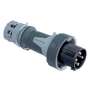 IEC 60309 100A 600V 3-phase BLACK plug, IP67