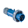IEC 60309 30A 120/208 Y 3-phase BLUE plug, IP67