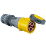 IEC 60309 100A 125/250V Single-phase ORANGE connector, IP67