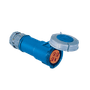 IEC 60309 60A 250V Single-phase BLUE connector, IP67
